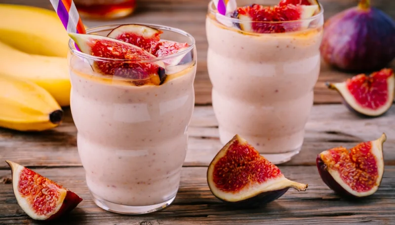 Batido de higo con plátano