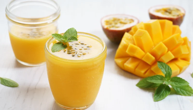 Batido de mango y maracuya