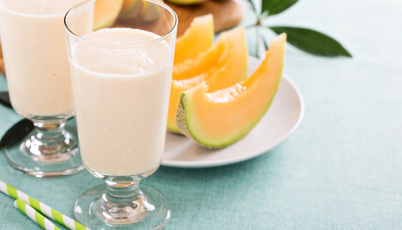 Batido de melón y coco