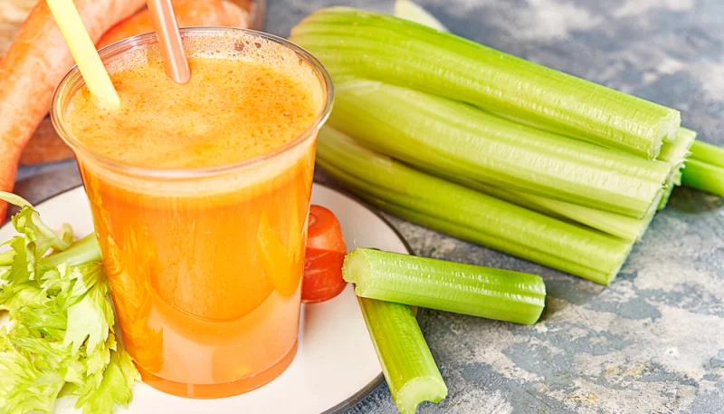 Batido de zanahoria y apio