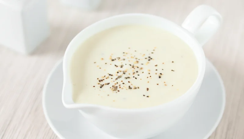 Bechamel sin gluten y sin lactosa