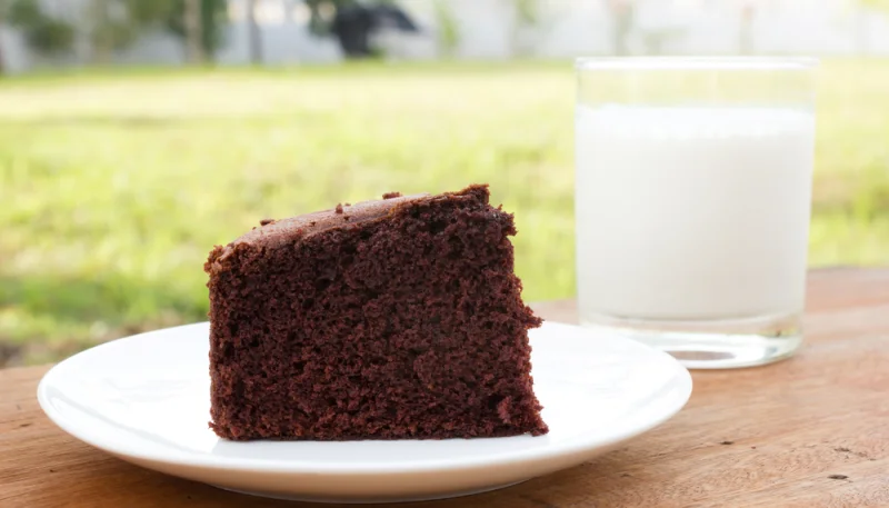Bizcocho de chocolate con leche