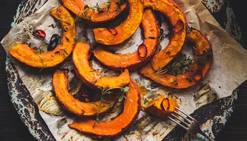 Calabaza con pimienta cayena
