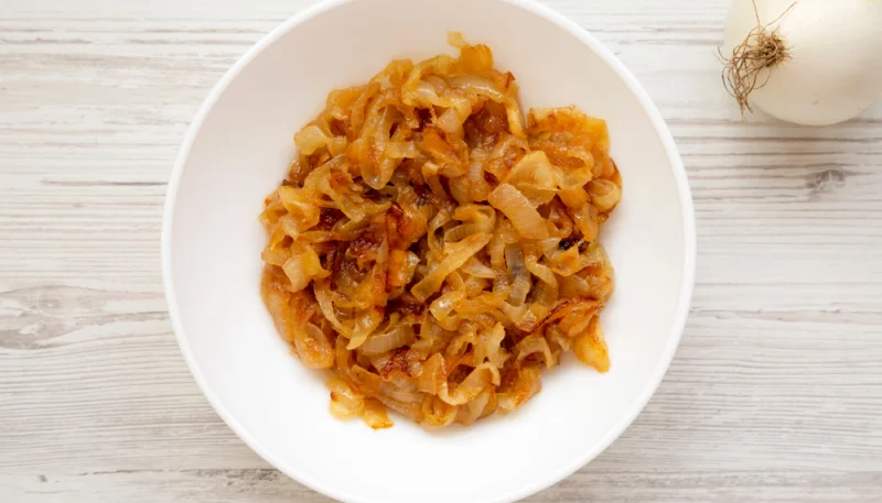 Cebolla caramelizada al microondas