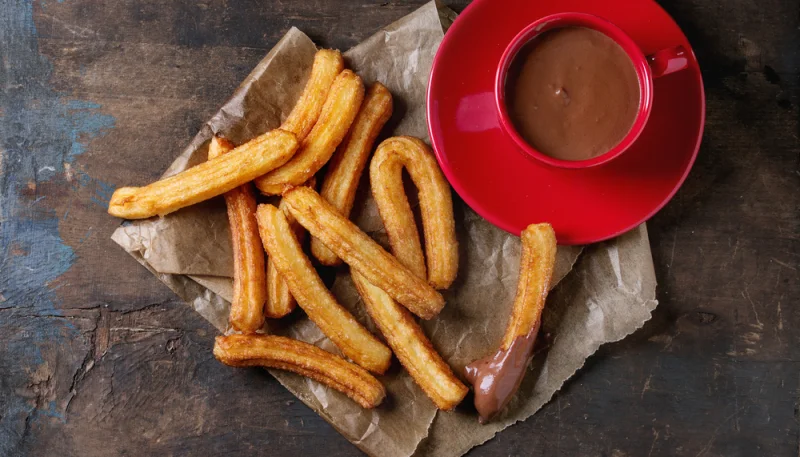 Churros al horno
