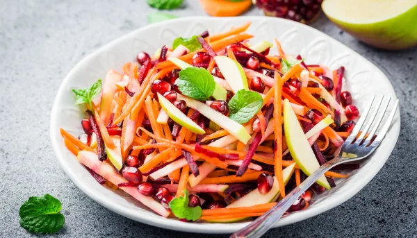 Ensalada de zanahoria y granada