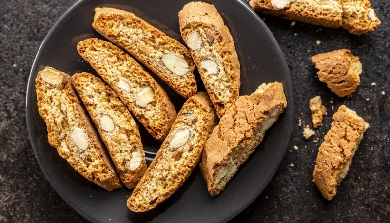 Galletas italianas de almendra (Cantucci)