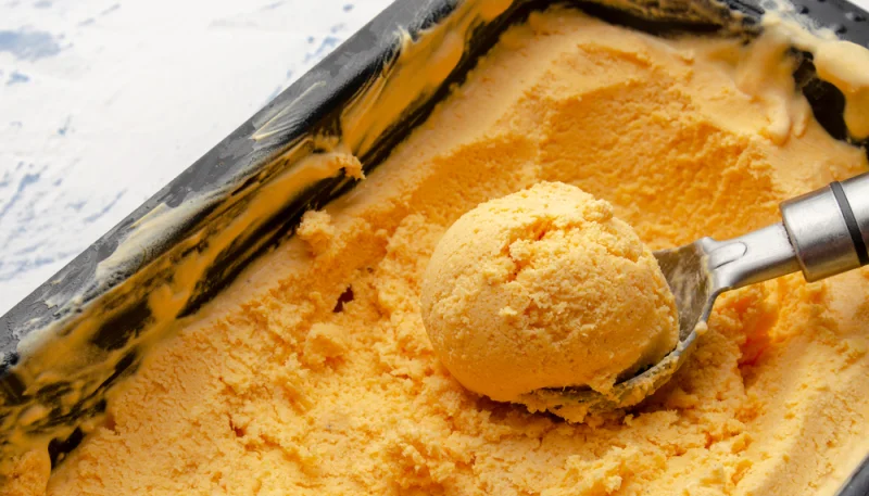 Helado de calabaza casero