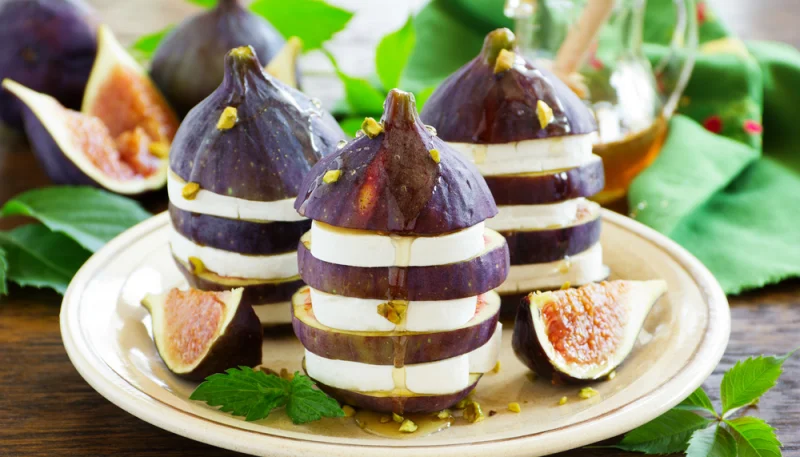 Higos con queso de cabra