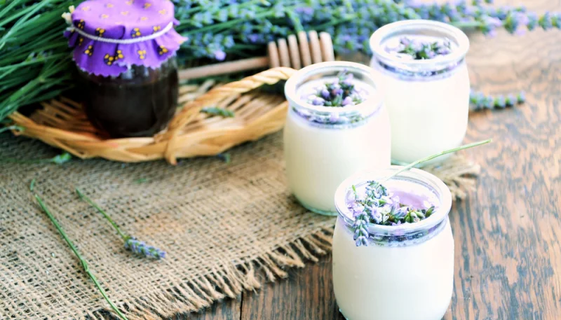 Leche de lavanda