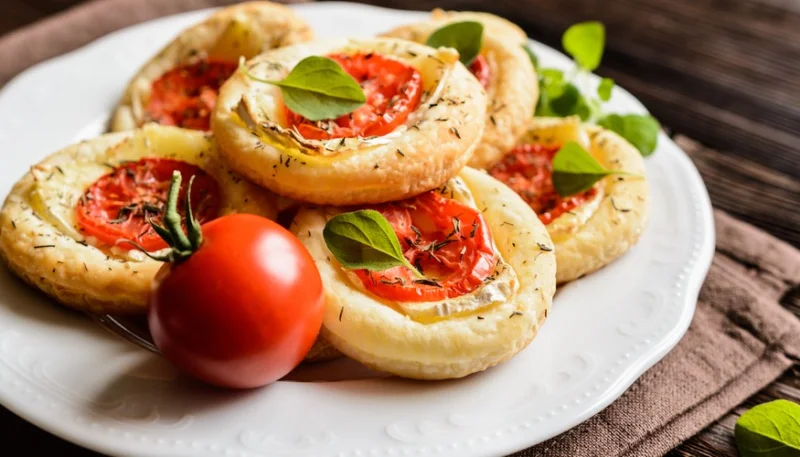 Mini pizzas de hojaldre