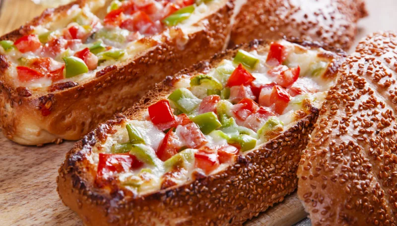 Pan relleno con queso