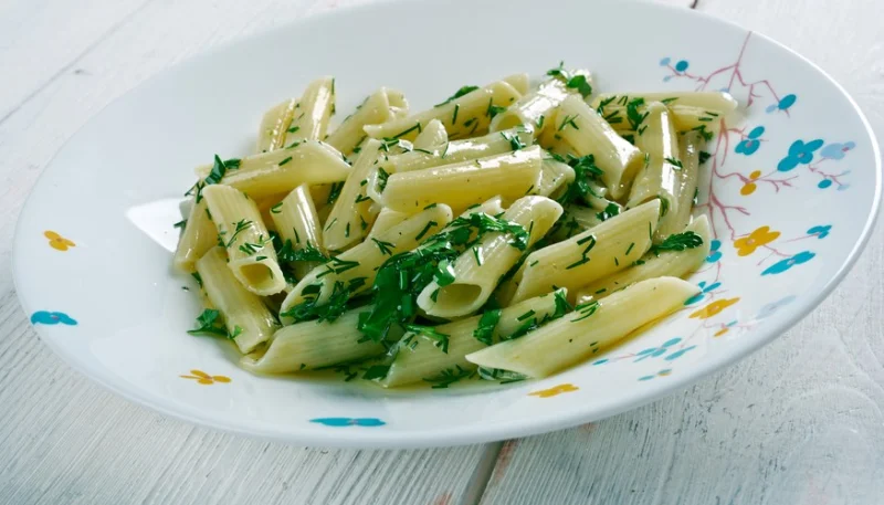 Pasta con hierbas
