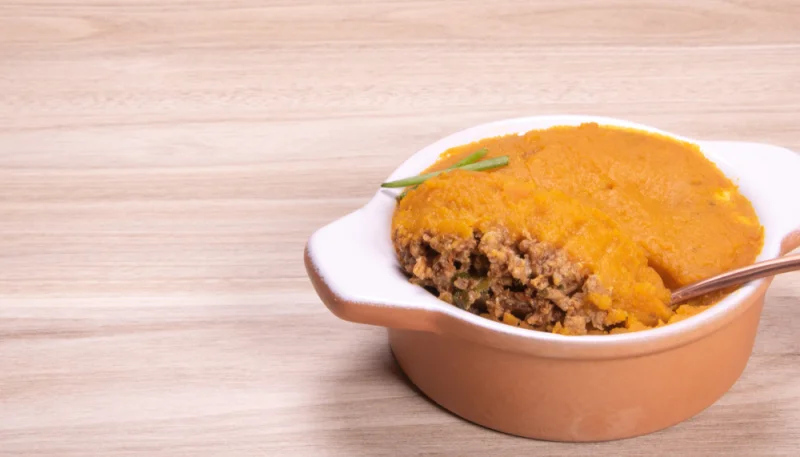 Pastel de calabaza con carne
