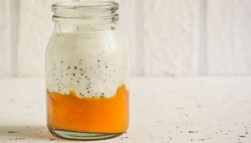 Pudín de calabaza con chía