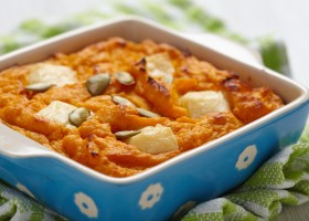Soufflé de calabaza con queso