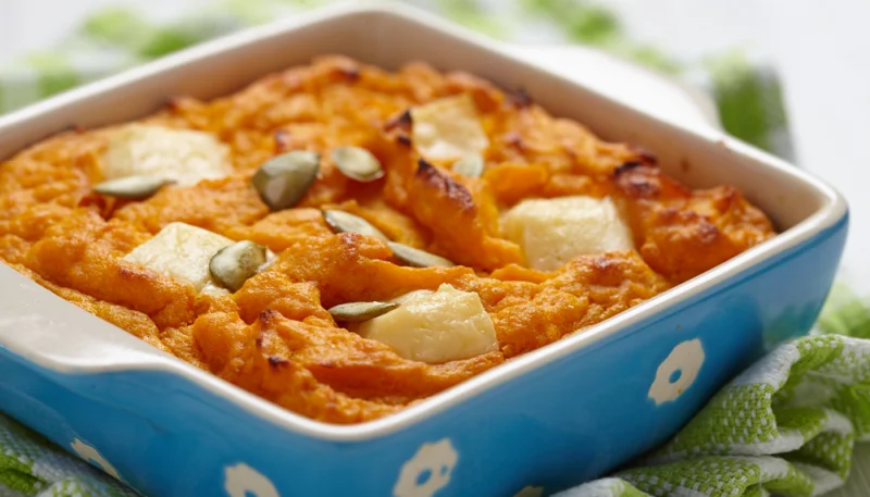 Soufflé de calabaza con queso