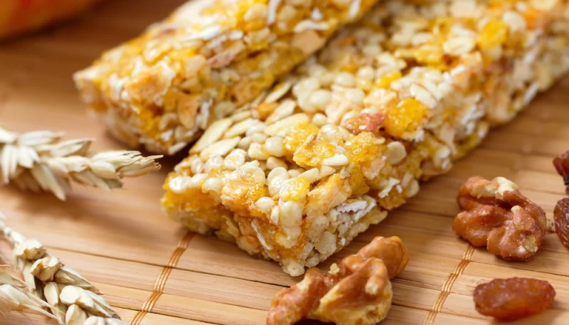 Barra energética de manzana