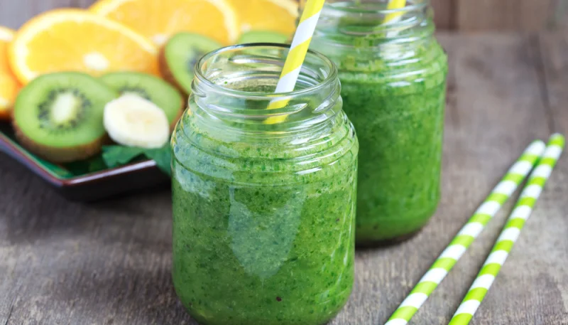 Batido de kiwi y naranja