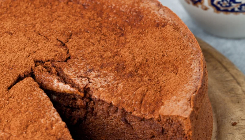 Bizcocho de chocolate y yogur muy rápido