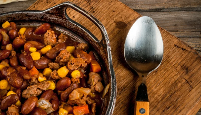 Chili con carne al curry