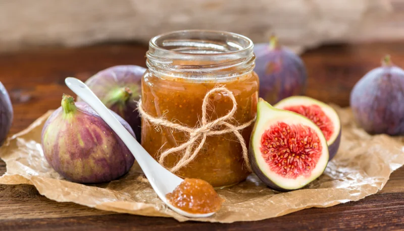 Compota de higos y albaricoques
