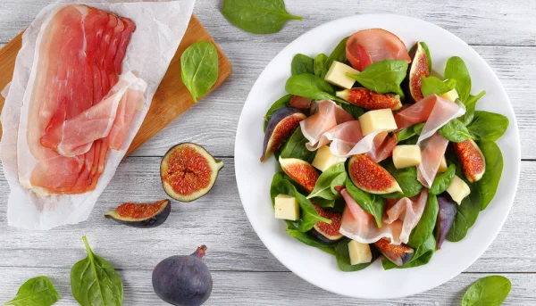 Ensalada de higos y jamón