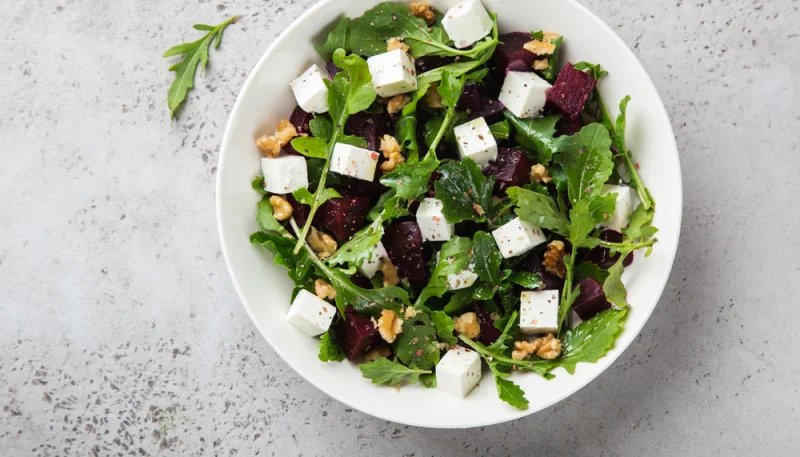 Ensalada de remolacha y nueces
