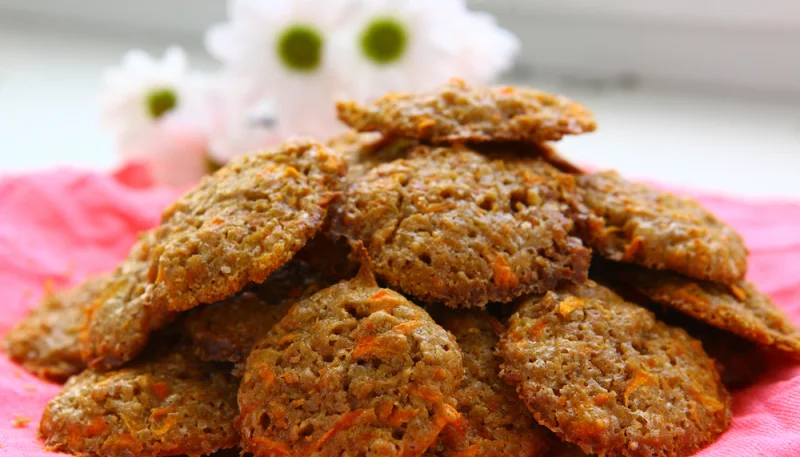 Galletas de chocolate y zanahoria