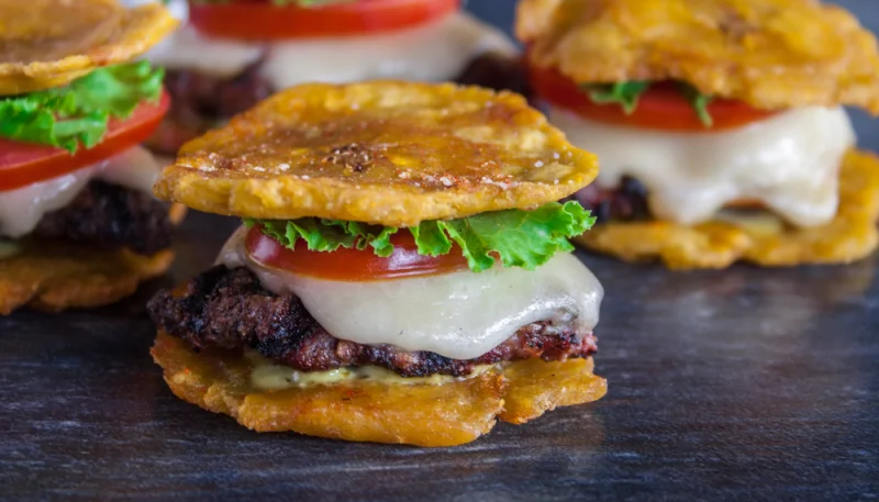 Hamburguesa de plátano