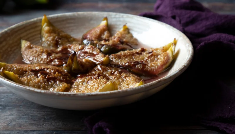 Higos al horno con miel