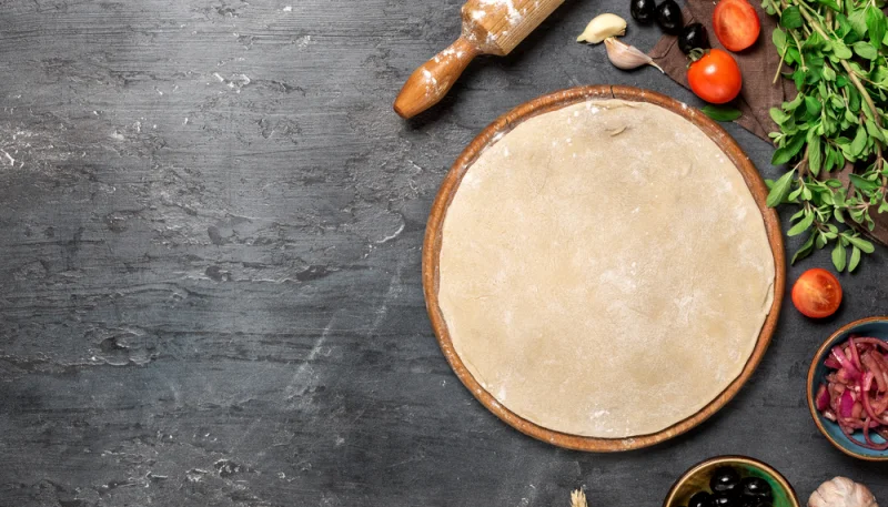 Masa para pizza fina