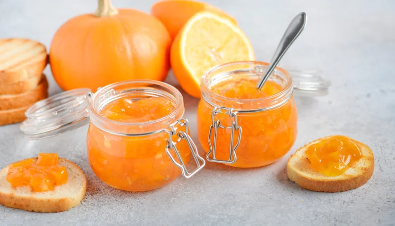 Mermelada de calabaza y naranja