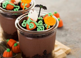 Mousse de chocolate y calabaza