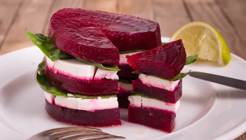 Remolacha con queso