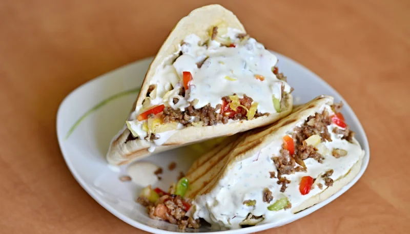 Salsa blanca de kebab