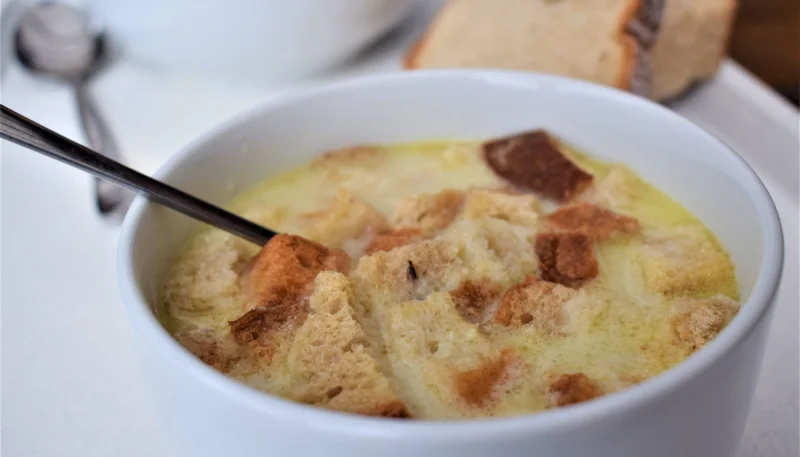 Sopa de ajo al microondas