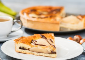 Tarta de pera y chocolate con Thermomix