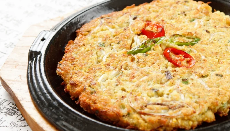 Tortita de alubias y carne