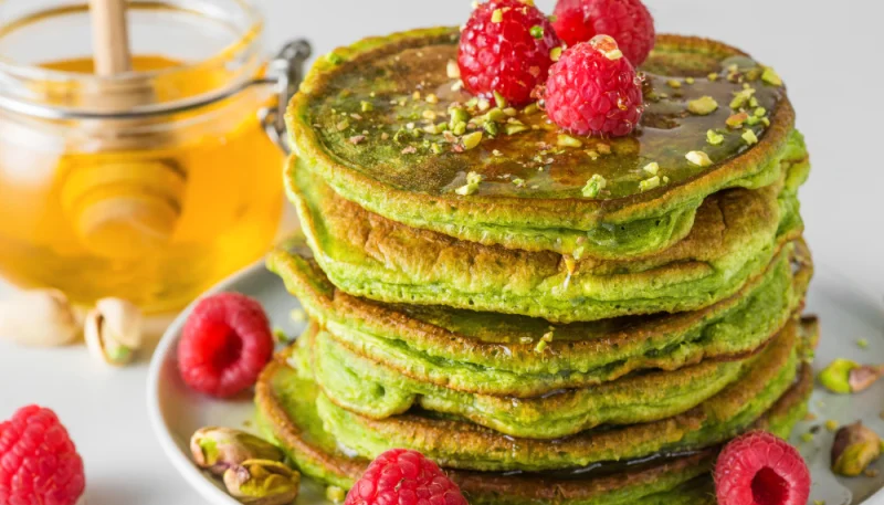 Tortitas de matcha
