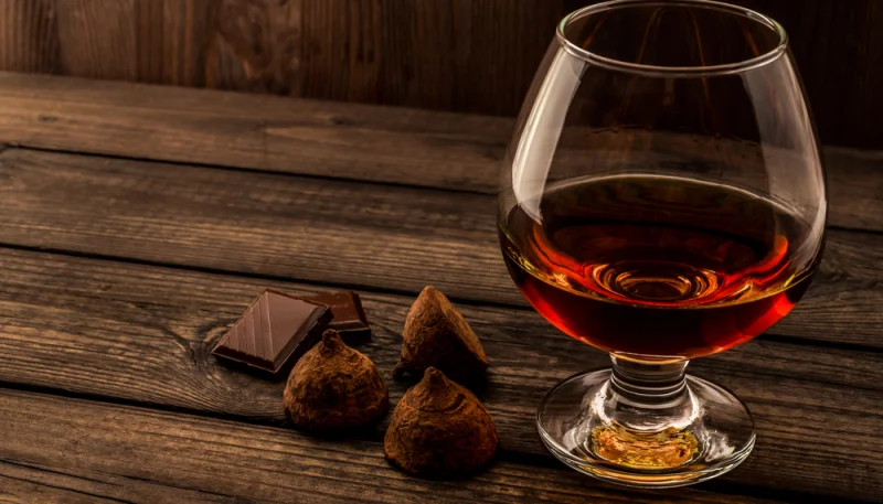 Trufas de chocolate y Coñac