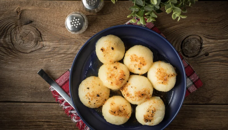 Albóndigas de patatas y calabacines