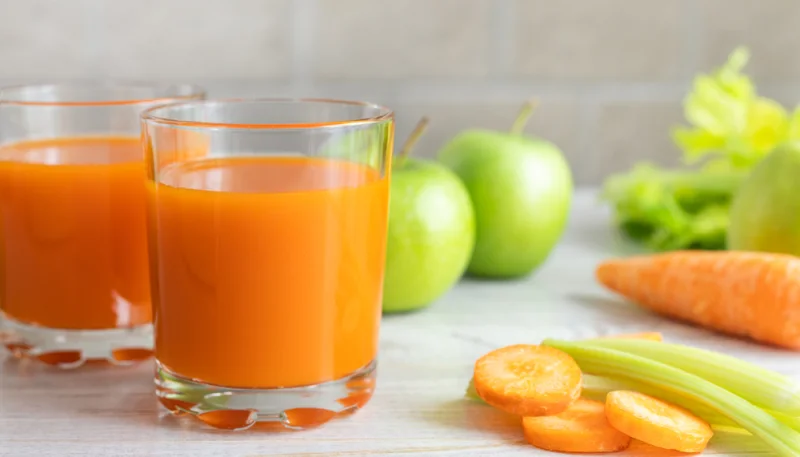 Batido de zanahoria y manzana