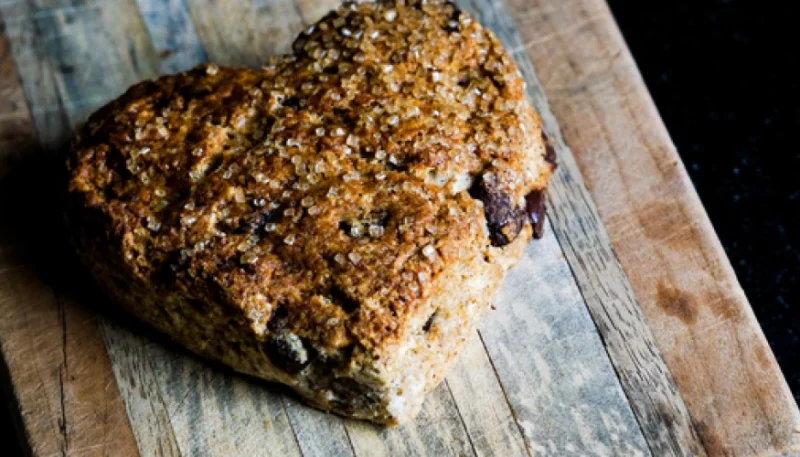 Bizcocho de chocolate y coco rallado