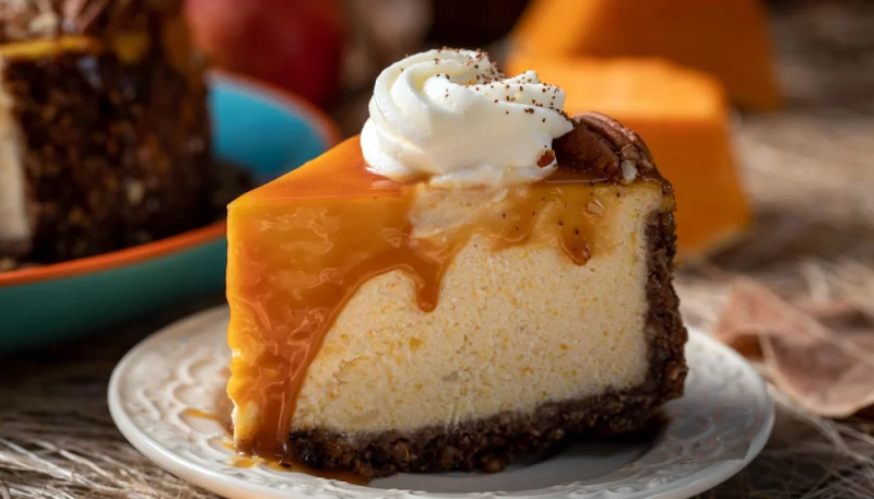 Cheesecake de calabaza y Oreo