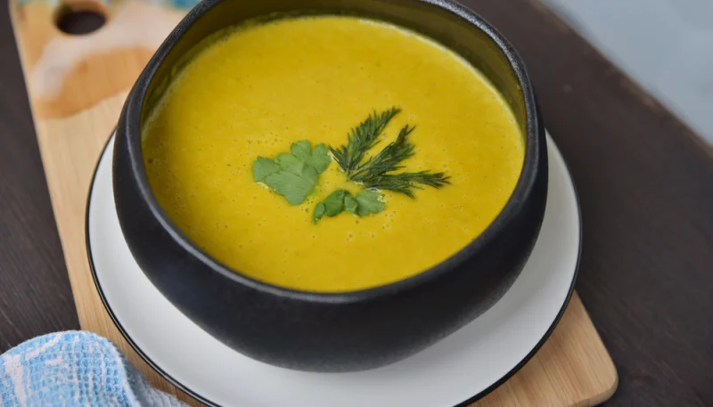 Crema de brócoli y calabaza