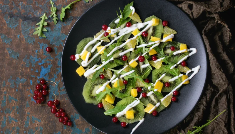 Ensalada de kiwi y mango