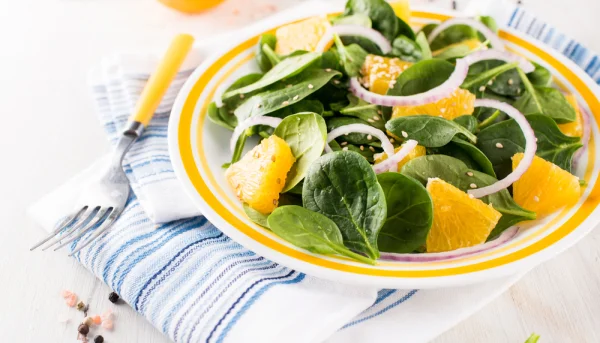 Ensalada de naranja y cebolla