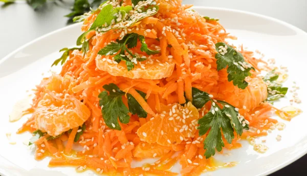 Ensalada de zanahoria y mandarina