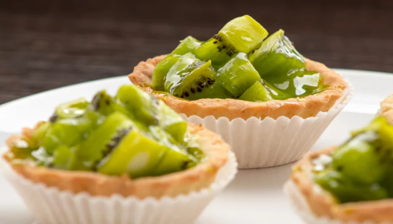 Mini tartas de kiwi
